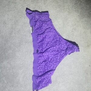 Sexy purple cheetah panties